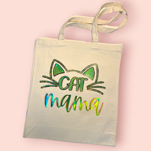 Cat Mama, cat lovers Tote Bag